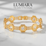 Lumiara Starlight Geometric Link Bracelet