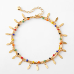 Lumiara 18K Solid Gold Mediterranean Charm Anklet