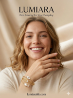 Lumiara Signature Drop Pearl Coiled Bangle - Image 4