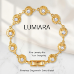 Lumiara Radiant Disc Diamond Link Bracelet