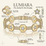 Lumiara Starlight Geometric Link Bracelet - Image 2