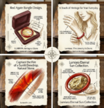 Lumiara "Crimson Flow" Natural Red Agate Bangle - Image 3