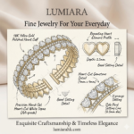 Lumiara Eternal Heart-Cut White Topaz Cuff - Image 3