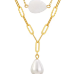 Lumiara "Moonlight Layer" 18K Gold Double-Strand Pearl Necklace