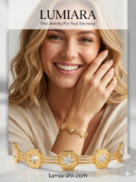 Lumiara Starlight Geometric Link Bracelet - Image 4