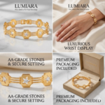 Lumiara Starlight Geometric Link Bracelet - Image 3